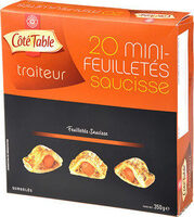 Mini Feuilletés Côté Table, Saucisse 20x
