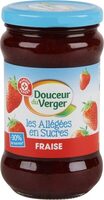 Confiture de Fraise Allégée en sucres