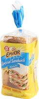 Pain de mie sandwich nature