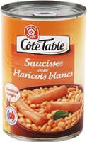 Saucisses aux haricots blancs 1/2 boite
