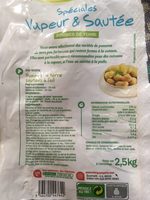 Pomme de terre spéciales vapeur et sautée