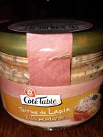 Terrine de lapin à  la moutarde
