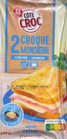 Croque monsieur chèvre - jambon