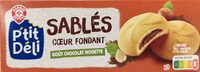 Sablés fourrés goût chocolat noisette
