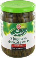 5 fagots de Haricots verts extra fins 405 g