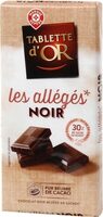 Chocolat noir allégé en sucre