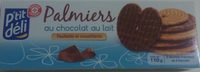 Palmiers au chocolat au lait (Feuilletés et croustillants)