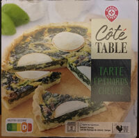 Tarte au chèvre et aux épinards