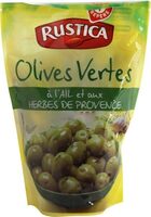 Olives vertes à l'ail et au thym