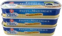 Filets maquereaux marinade aromates et muscadet
