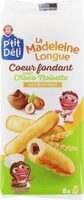 La madeleine longue Coeur fondant Goût Choco Noisette