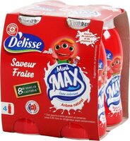 Yaourts à boire saveur fraise