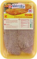 Escalopes de dinde à la milanaise x 2