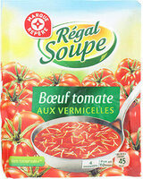 Soupe boeuf tomates vermicelles