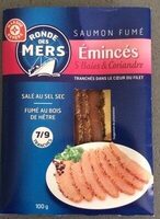 Émincé de saumon fumé aux 5 baies