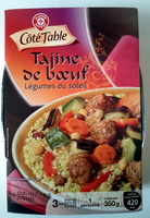 Tajine de bœuf, Légumes du soleil