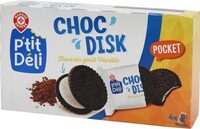 Choc Disk - Pocket - Fourrés Goût Vanille