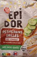 Petits pains grillés blé complet sans sucres ajoutés