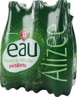 Eau minérale naturelle gazéifiée