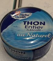 Thon entier albacore marque repere peche ocean
