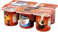 Dessert lacté au chocolat aromatisé caramel 6 x 60 g