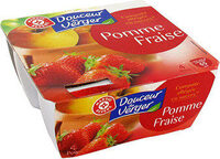Compote Douceur du Verger, Pomme fraise allégée