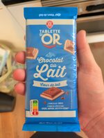Chocolat au lait extra-fin fourré lait