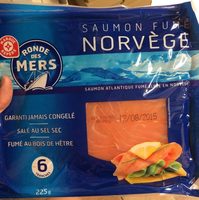 Saumon fumé de Norvège 6 tranches