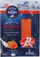 Saumon fumé d'Ecosse Label Rouge 2 tranches