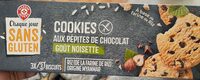Cookies aux pépites de chocolat goût noisette