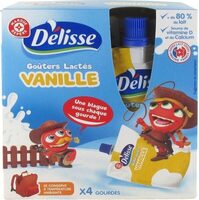 Goûters lactés Délisse Vanille gourde