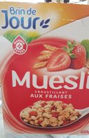 Muesli croustillant fraises