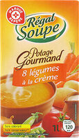 Potage gourmand Regal Soupe 8 legumes a la creme