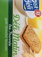 Déli matin Fourrés chocolat/noisette
