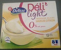 Fromage blanc saveur citron 0%