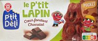 Gâteau fourré tout chocolat p'tit lapin