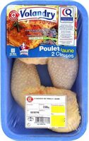 Cuisses de poulet jaune cerifié