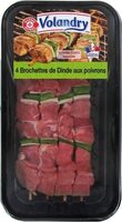 Brochettes de dinde X4