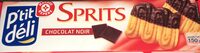 Sprits au chocolat noir