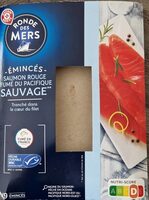 Saumon rouge fumé du Pacifique sauvage