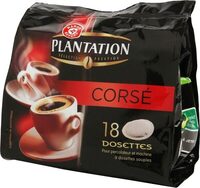 18 dosettes corsé