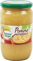 Compote de pommes avec morceaux