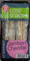 Sandwich Club Gourmet jambon cheddar
