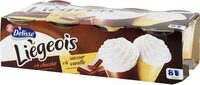 Liégeois vanille et chocolat x 8