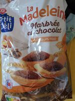 Madeleines marbrées chocolat