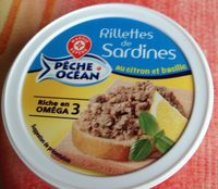 Rillettes de sardines au citron et basillic