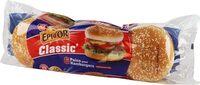 Pains nature pour hamburgers x 6