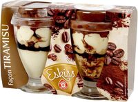 Coupes glacées tiramisu x 2