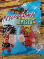 Marshmallows acid goût fraise