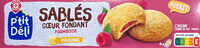 Sablés cœur fondant framboise